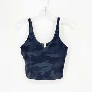 Lululemon Camouflage Print Sports Bra Size 8